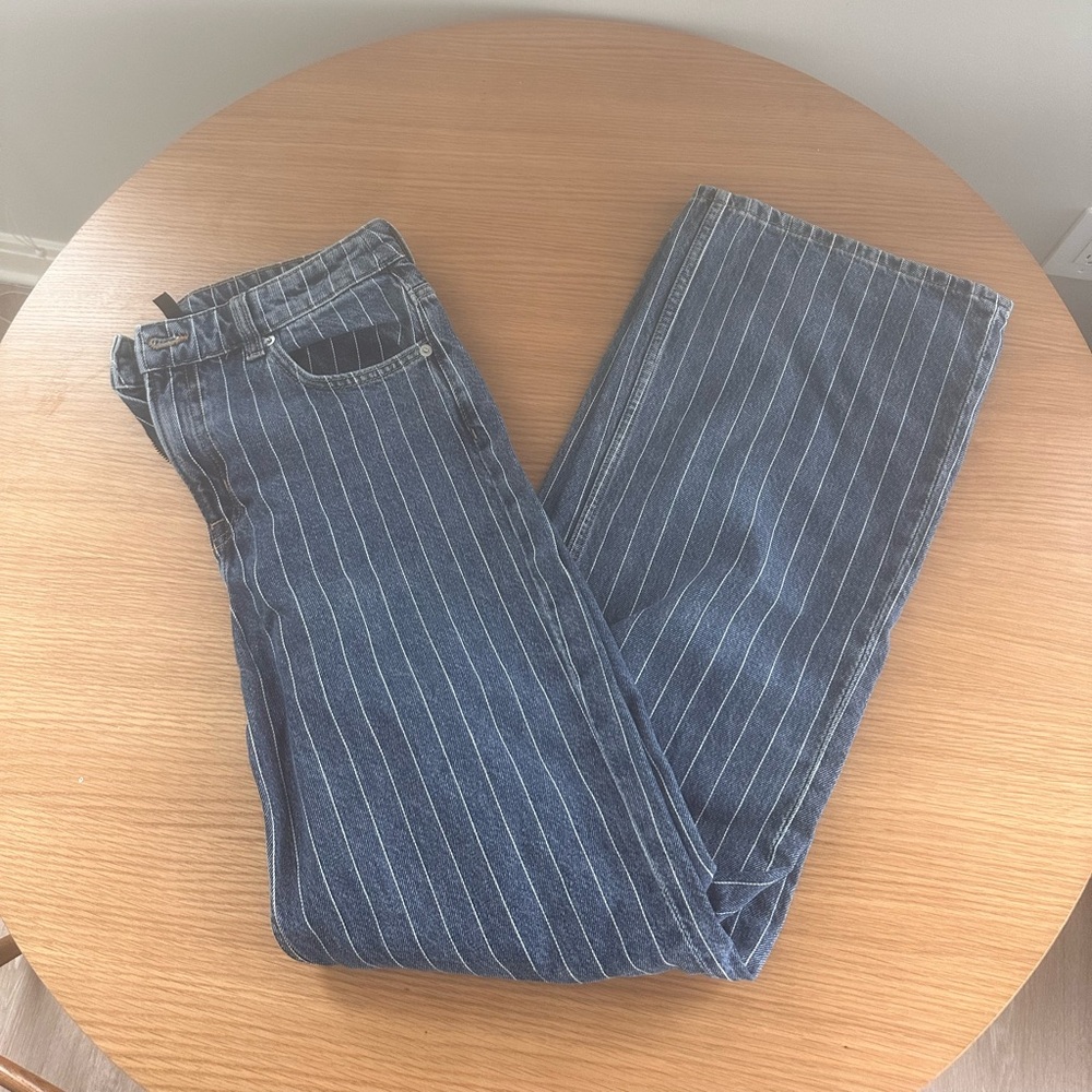 H&M striped jeans never worn